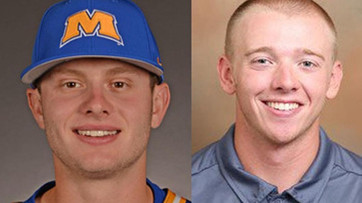 Eli Boggess, left, of Morehead State, and Ben Fisher, right, of Eastern Kentucky.