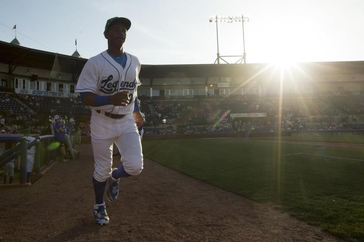 Khalil Lee, while leading the Legends in home runs, also leads the team in strikeouts.