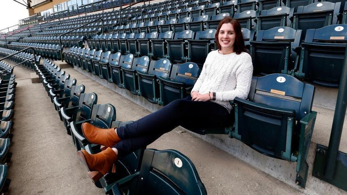 Emma Tiedemann, the new play-by-play and media relations person, for the Lexington Legends will be the first female play-by-play voice in the South Atlantic League and only the second female in that position in all of affiliated minor league baseball.