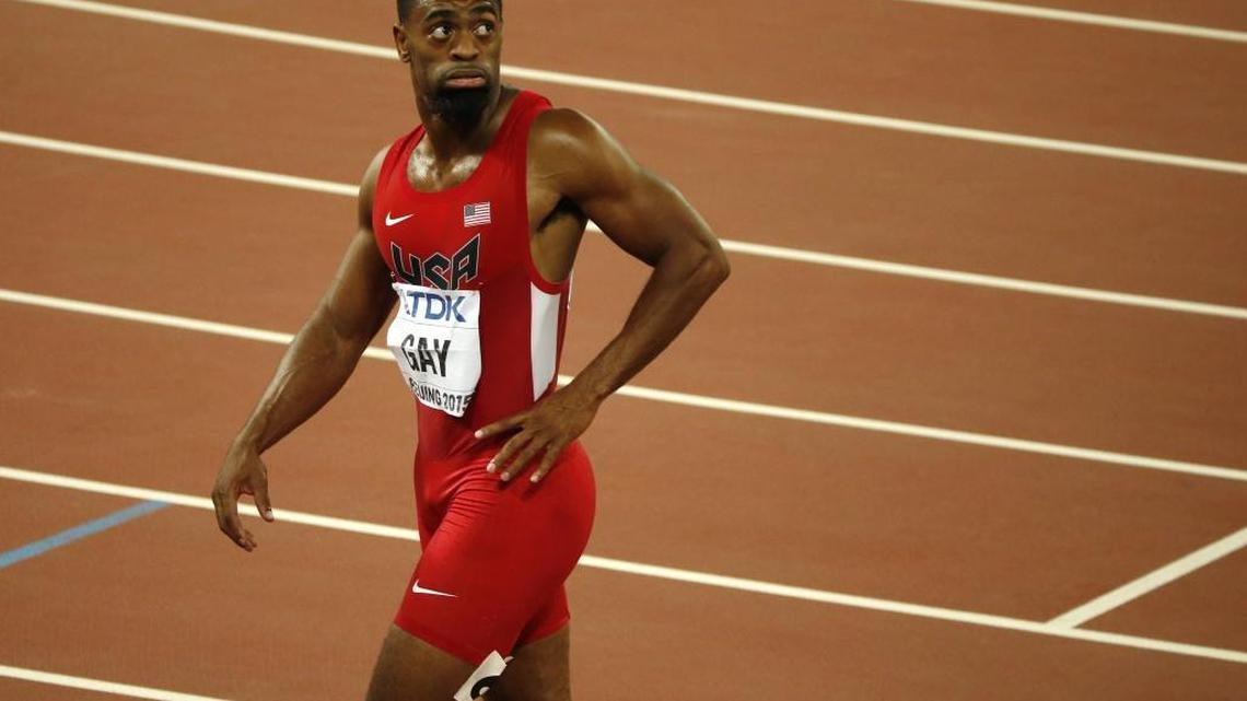 Lexington’s Tyson Gay is trying to earn a spot on the United States’ national bobsled team.