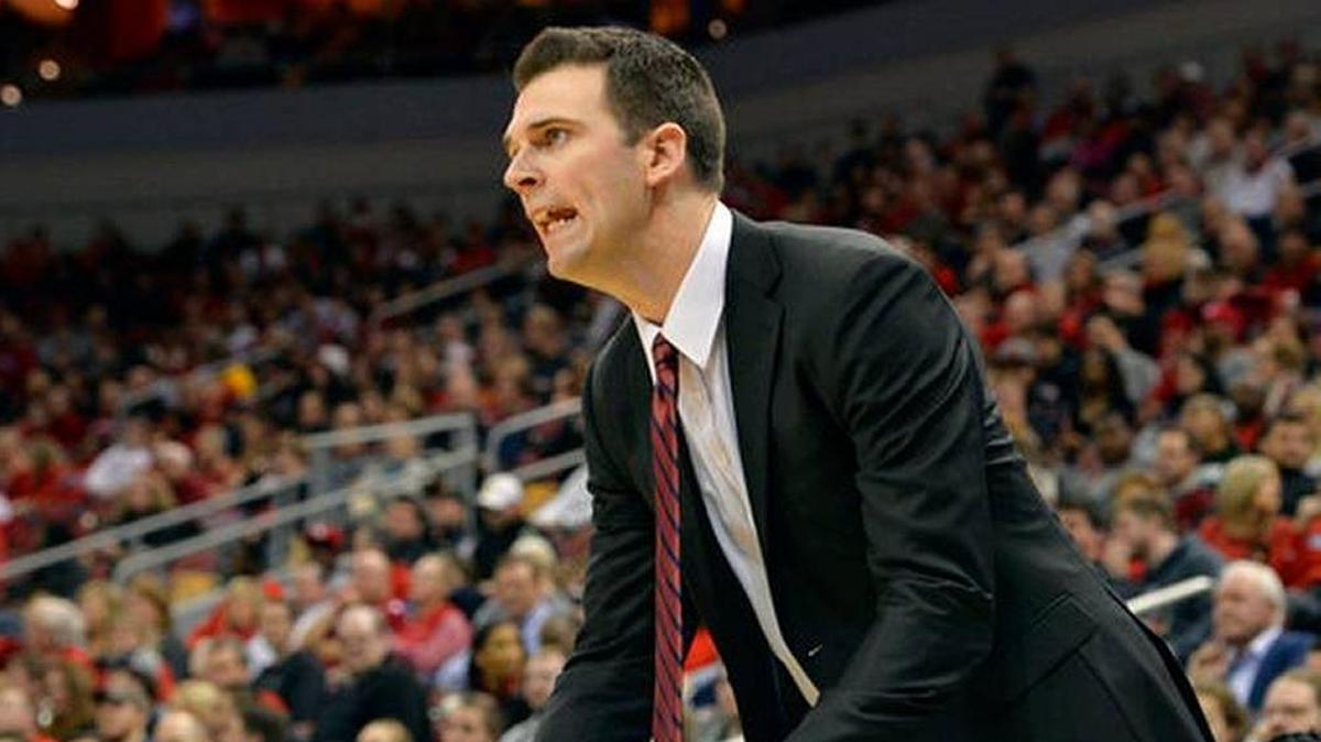 Louisville interim head coach David Padgett instructed his team to settle down during the first half of its 70-68 win over Albany on Dec. 20 in Louisville.