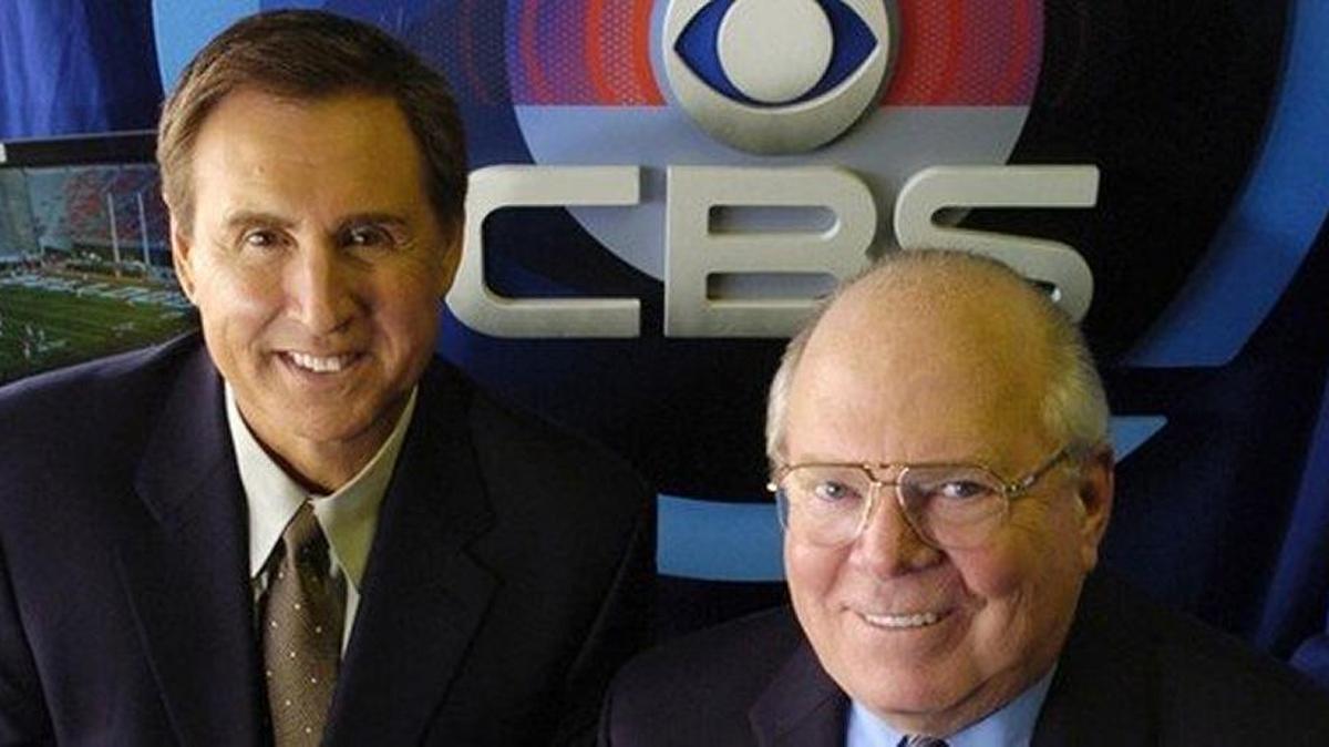 Gary Danielson, left, and Verne Lundquist have served as the CBS broadcast crew for the network’s SEC football telecasts since 2006. Lundquist will retire after the 2016 season, the network announced Tuesday.