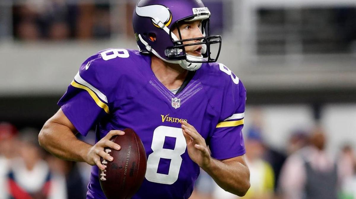 Sam Bradford led Minnesota to a 24-10 win over the New York Giants on Monday Night Football to improve the Vikings record to 4-0. The numbers say NFL television ratings are down this season, however.
