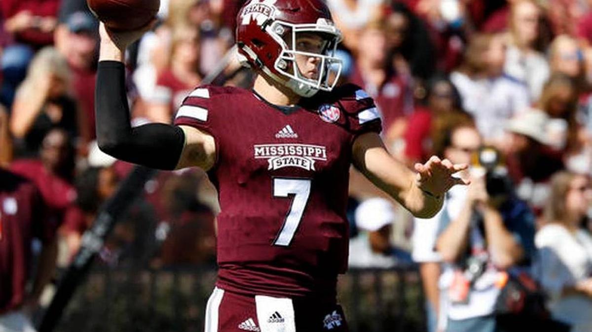 Mississippi State quarterback Nick Fitzgerald has been trying to fill the very big shoes of Dak Prescott. The Bulldogs play Kentucky at Commonwealth Stadium on Saturday.