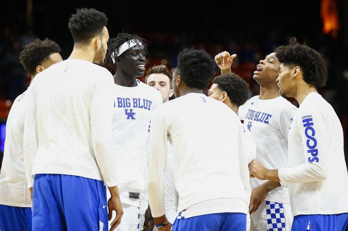 Kentucky is in the NCAA Tournament’s Sweet 16 for the seventh time in Coach John Calipari’s nine seasons as head coach.