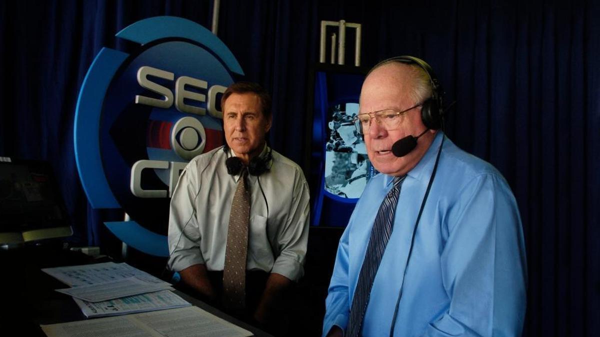 Verne Lundquist, right, and Gary Danielson have been broadcasting SEC football games together on CBS since 2006.