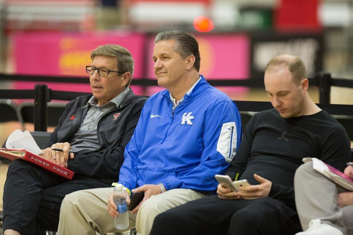 Duke’s embrace of one-and-done players has had both negative and positive ramifications for the coach most identified with one-and-done players, Kentucky’s John Calipari, center.