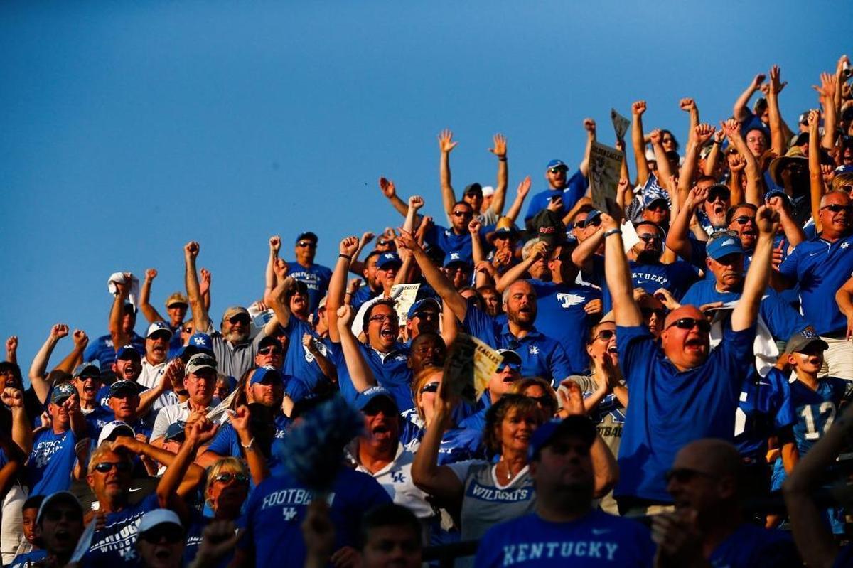 The Kentucky Wildcats are 5-1 in a football season for only the seventh time since 1973 but the Big Blue Nation does not yet seem to have fully bought in.