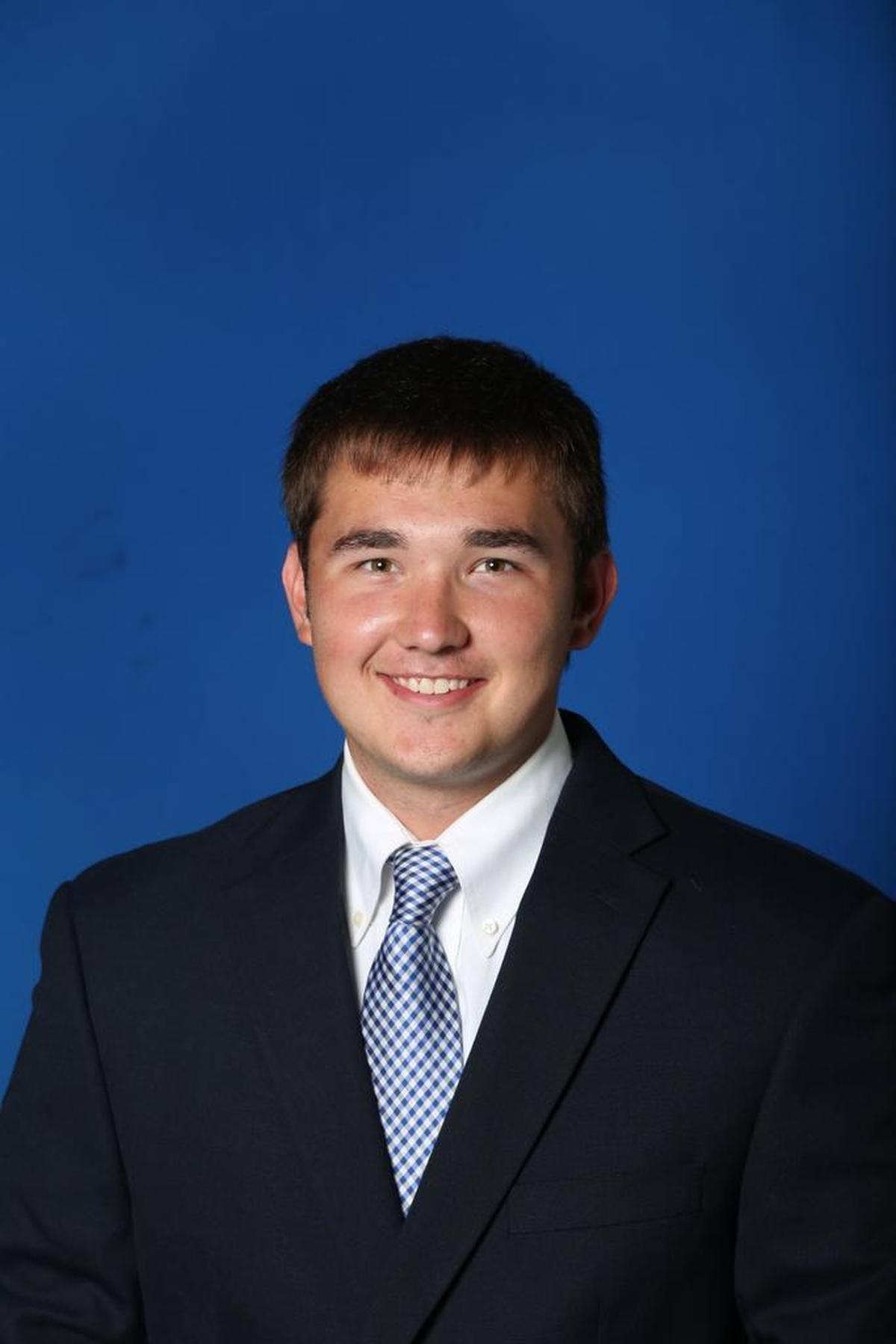 Grant McKinniss is a 6-foot-1, 210-pound sophomore from Findlay, Ohio.
