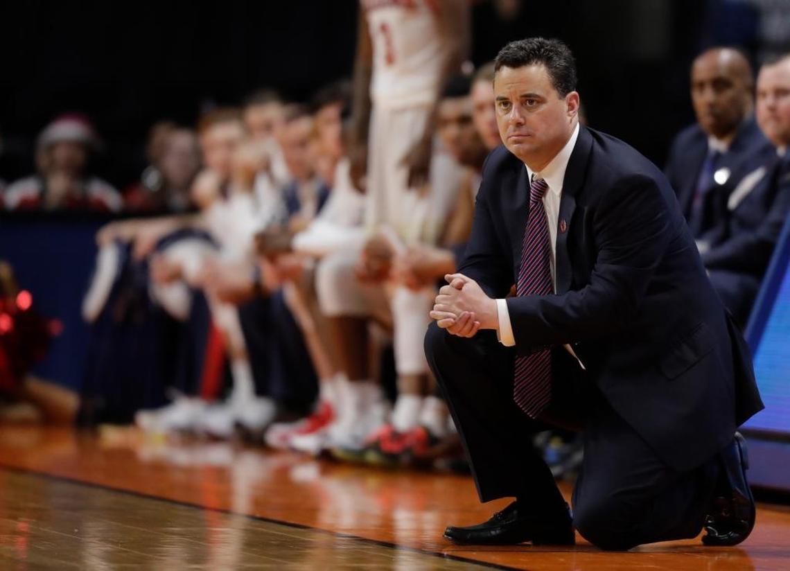 Arizona Coach Sean Miller watched his team’s stunning 89-68 upset loss to Buffalo in the NCAA Tournament round of 64. Zona’s flameout was part of a disastrous NCAA tourney showing for the Pac-12.