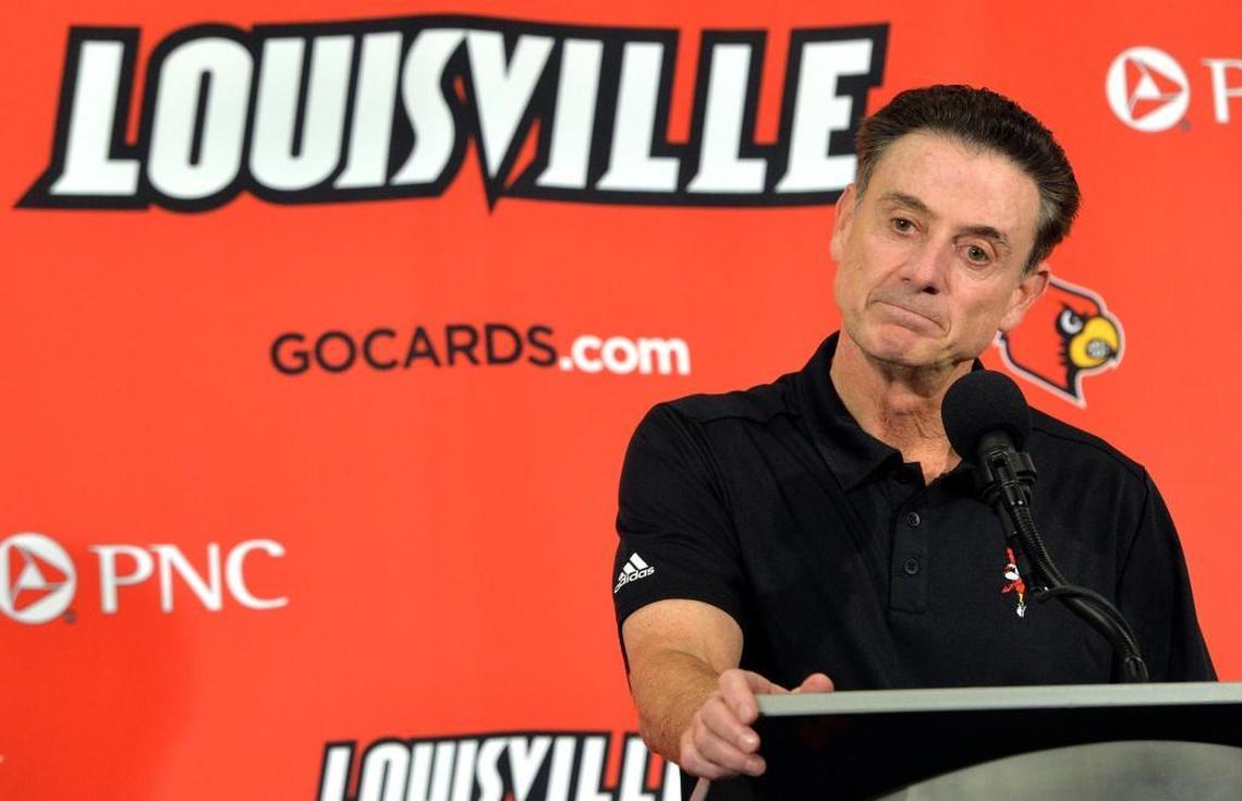 Rick Pitino was fired as Louisville head coach before the 2017-18 season began.
