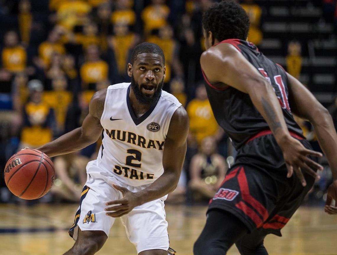 The presence of star guard Jonathan Stark (2) makes Murray State a potentially dangerous NCAA Tournament round-of-64 matchup. Stark averages 21.8 points and shoots 41.7 percent on three-point shots for the Racers (26-5).