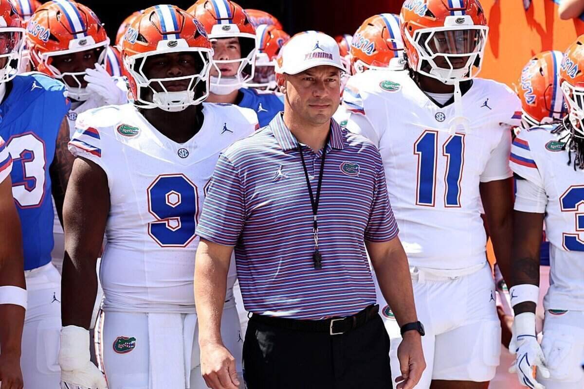 Former Kentucky linebacker and assistant coach Jon Sumrall will make his debut as head coach at Florida against Florida Atlantic on Sept. 5. Sumrall will bring the Gators to Lexington to face his college alma mater on Nov. 14.