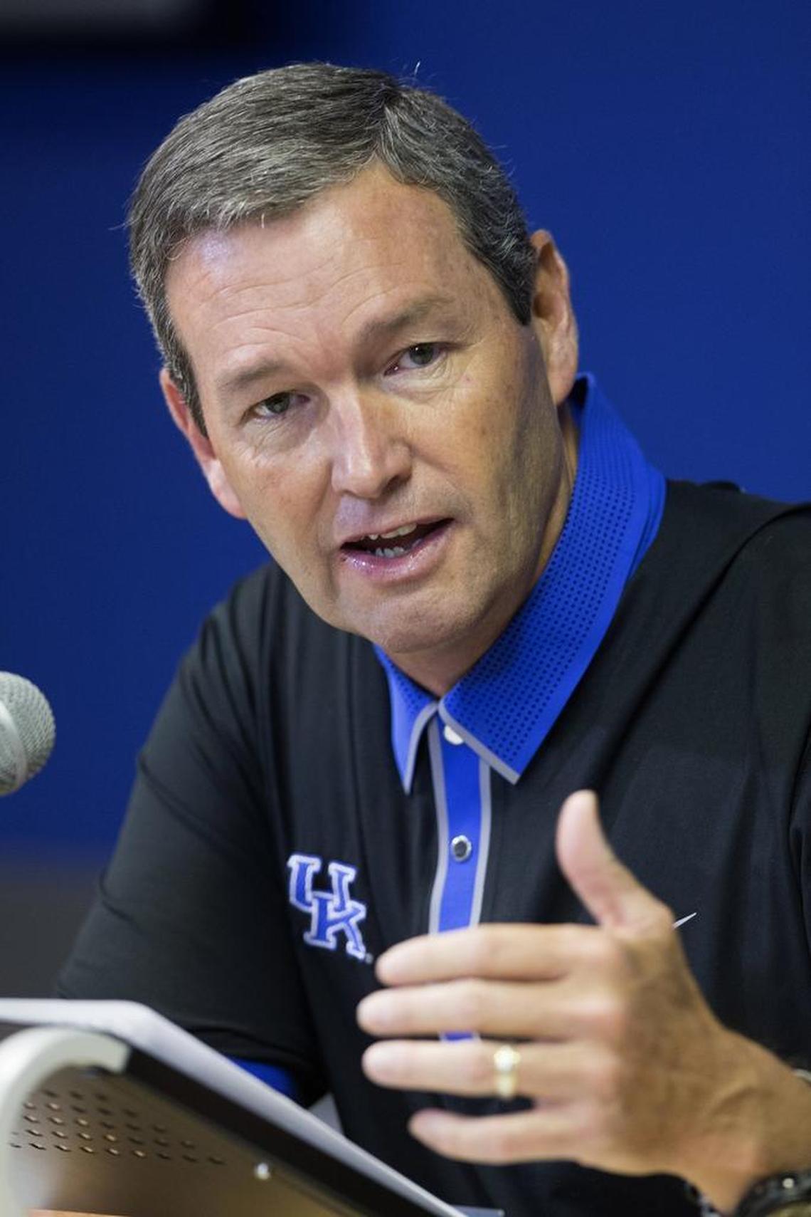 Kentucky Athletics Director Mitch Barnhart says UK has “tried to be supportive of state schools” in its scheduling practices.