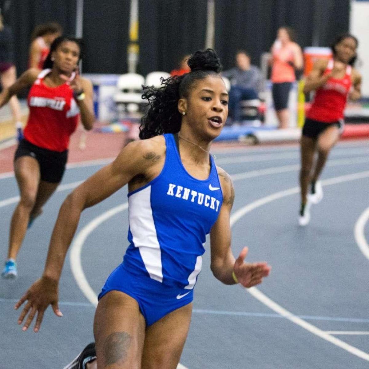 Kentucky senior Destiny Carter will compete in four events - the 100 meters, 200 meters, long jump and the 4X100 relay - at this week’s NCAA Outdoor Track and Field Championships.