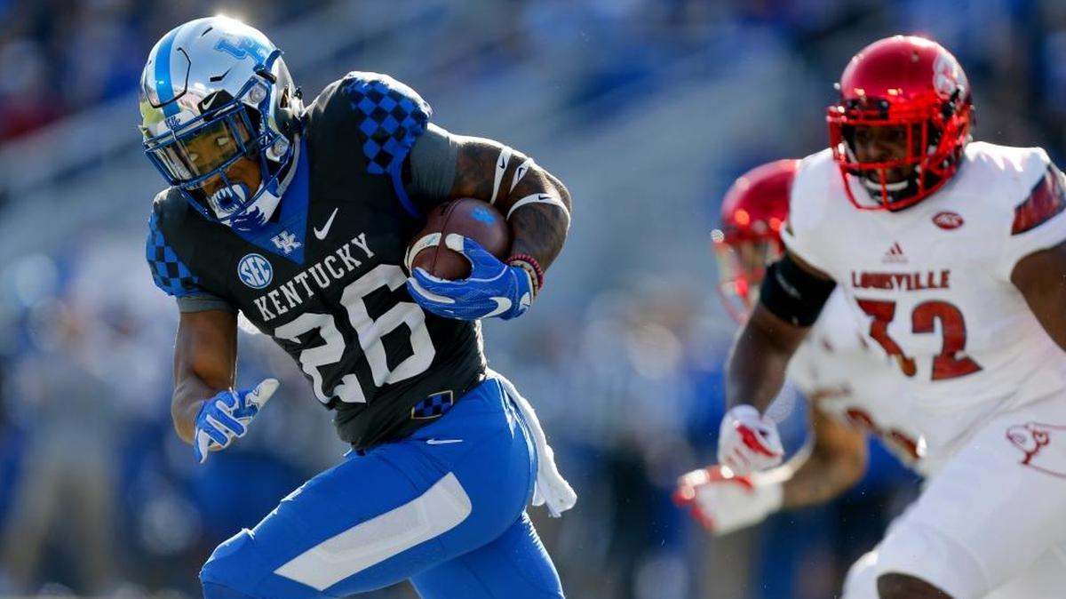To pass Sonny Collins as Kentucky's all-time leading career rusher in 2018, Benny Snell (26) must average 117.7 yards a game over 12 games or 108.7 yards a game if UK earns a 13th game with a postseason trip.