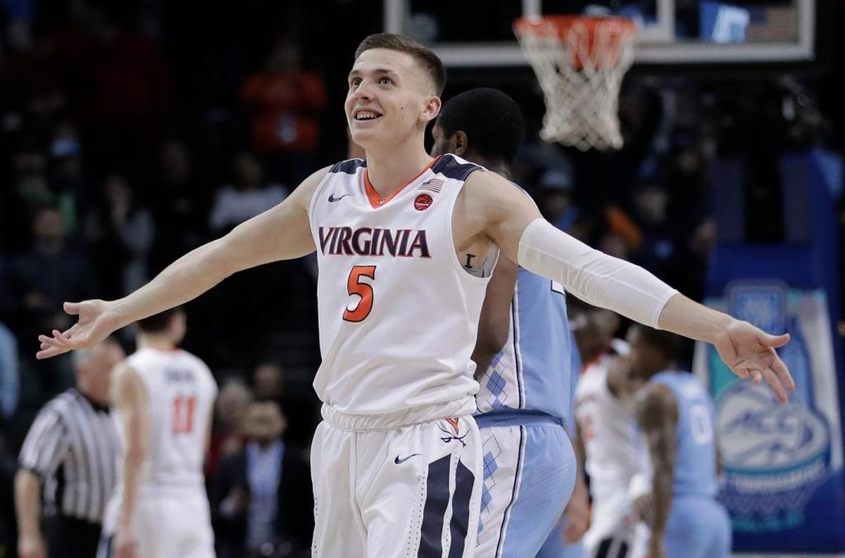 Virginia guard Kyle Guy was one of four starters for the 2019 NCAA champions who had been in school three years or more.