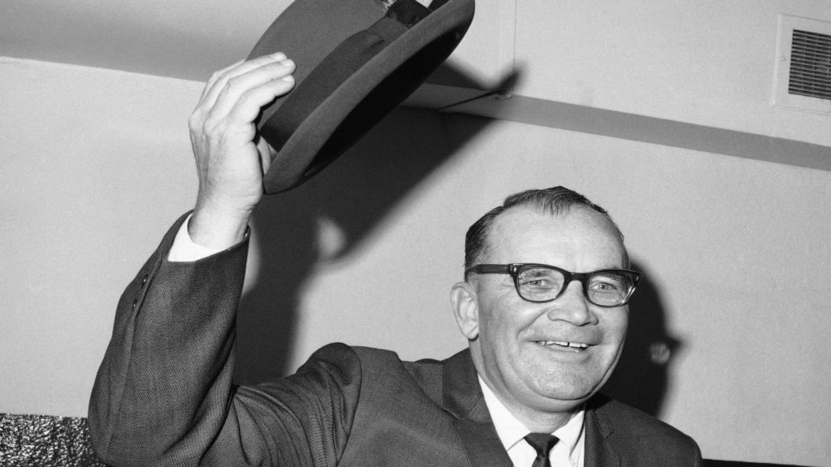 Three years after Blanton Collier was fired by Kentucky as its head football coach, he led the Cleveland Browns to the 1964 NFL championship.