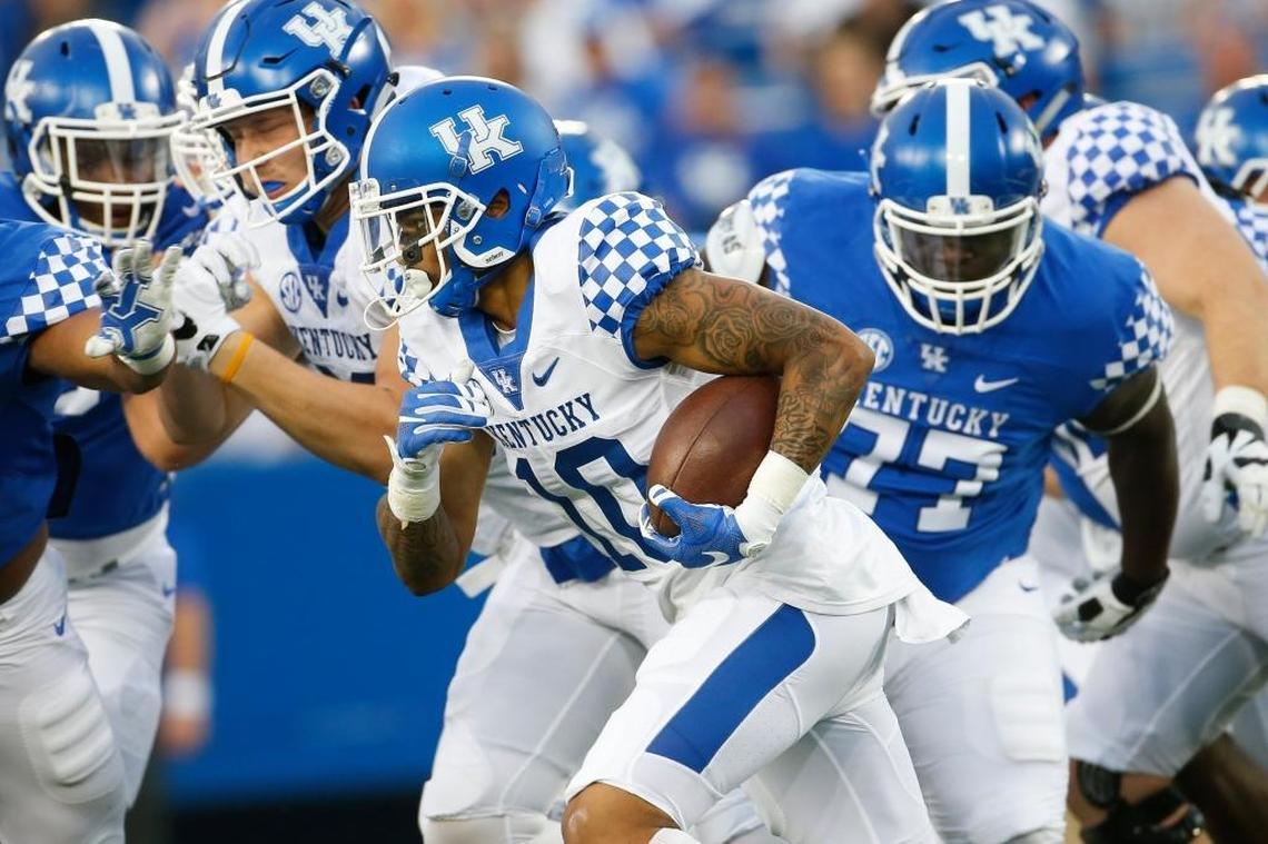 Kentucky redshirt freshman running back A.J. Rose is one of the players UK hopes will help replace the lost big-play ability of Boom Williams and Jeff Badet.