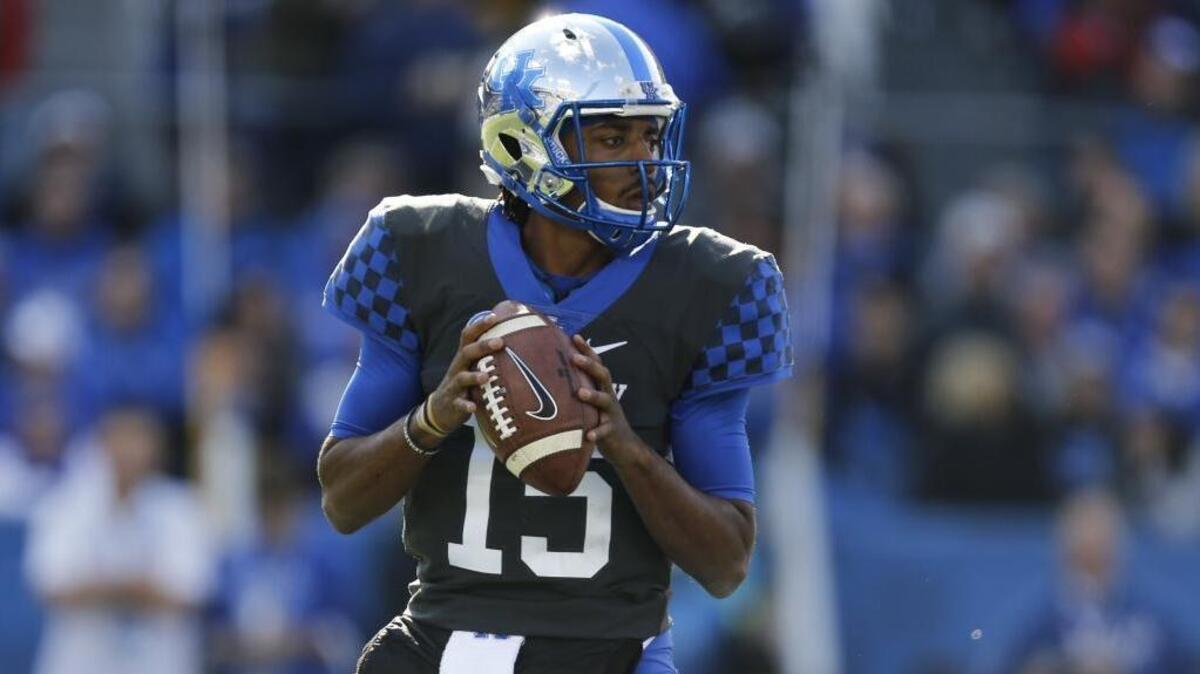 Kentucky quarterback Stephen Johnson has had time to heal up after a rough end to the regular season.