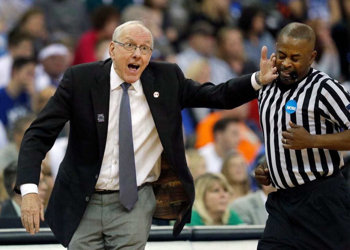 Syracuse Coach Jim Boeheim has led the Orangemen to five Final Four trips and the 2003 NCAA title. Boeheim will turn 74 in November.