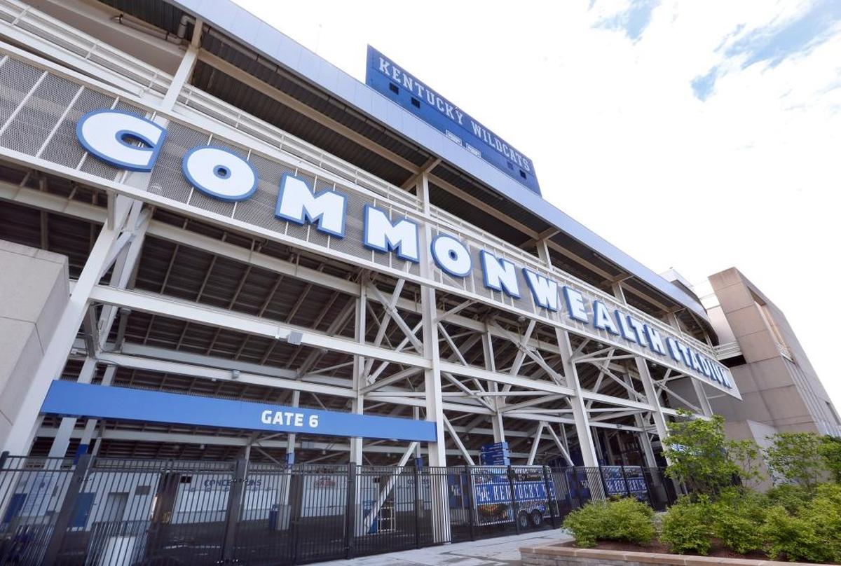 The playing surface of the old Commonwealth Stadium is now officially renamed “C.M. Newton Grounds at Kroger Field.”