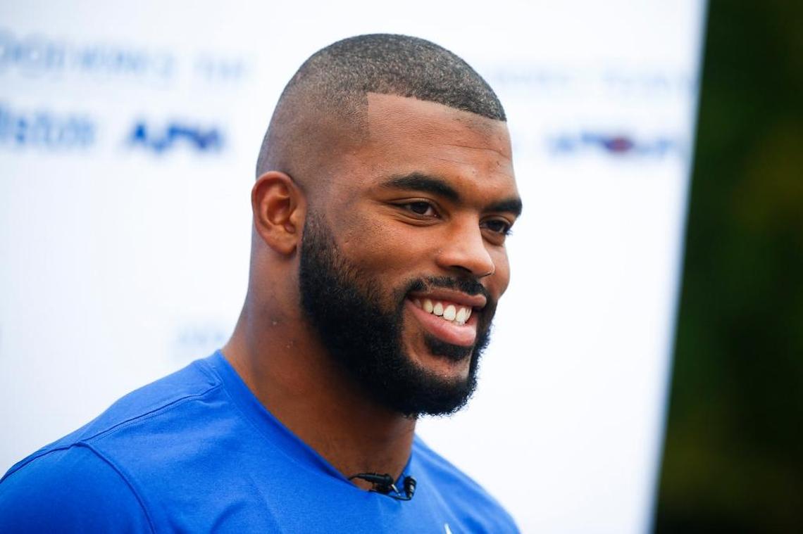 Kentucky Wildcats middle linebacker Courtney Love received the 2017 Wuerffel Trophy that recognizes college football’s top community servant.