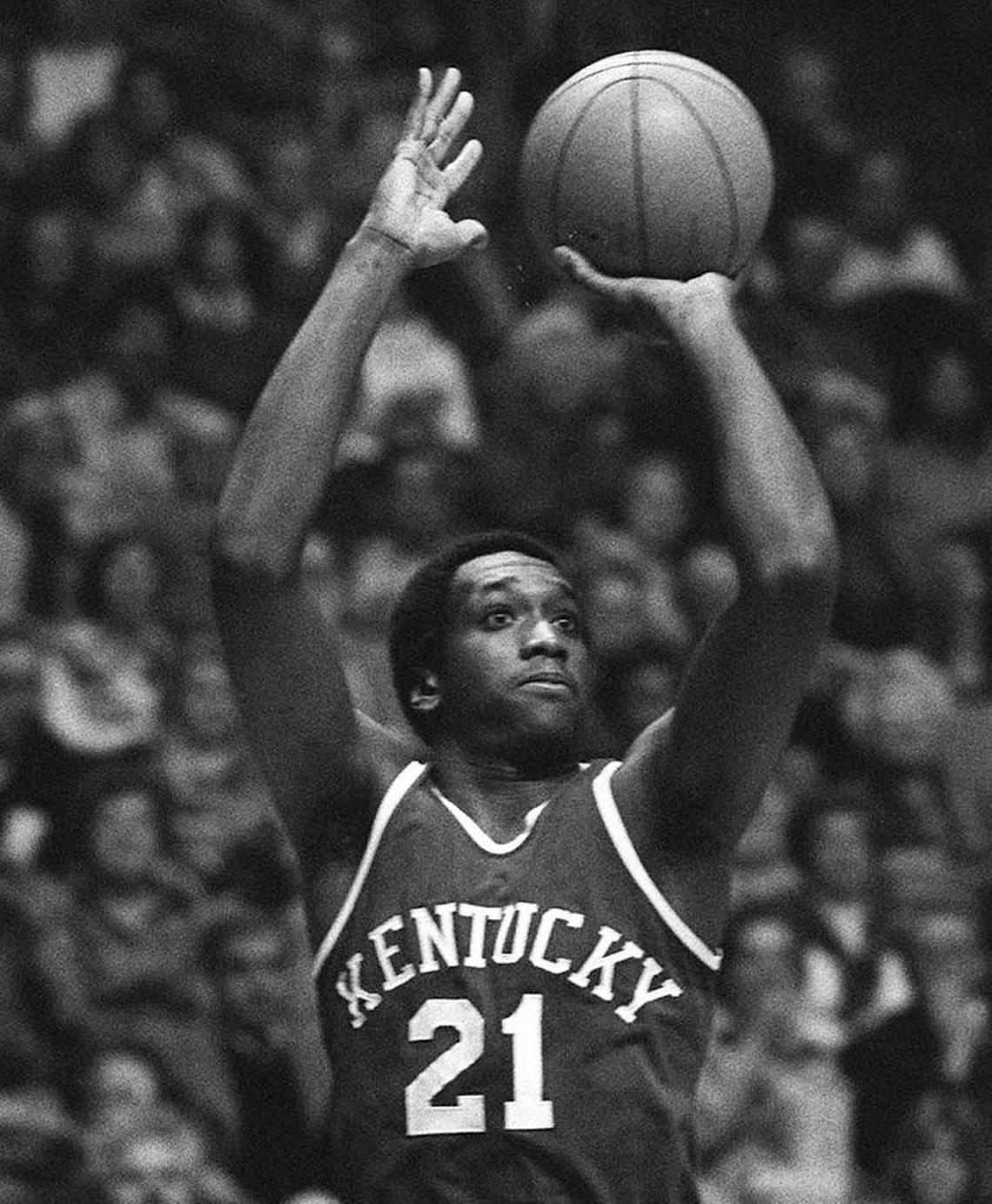 In the final regular-season UK men's basketball game ever in Memorial Coliseum, Jack Givens hit a short jumper with eight seconds left to force overtime with Mississippi State. Kentucky, which had trailed by seven points with 1:23 left in regulation, went on to win 94-93 in OT.