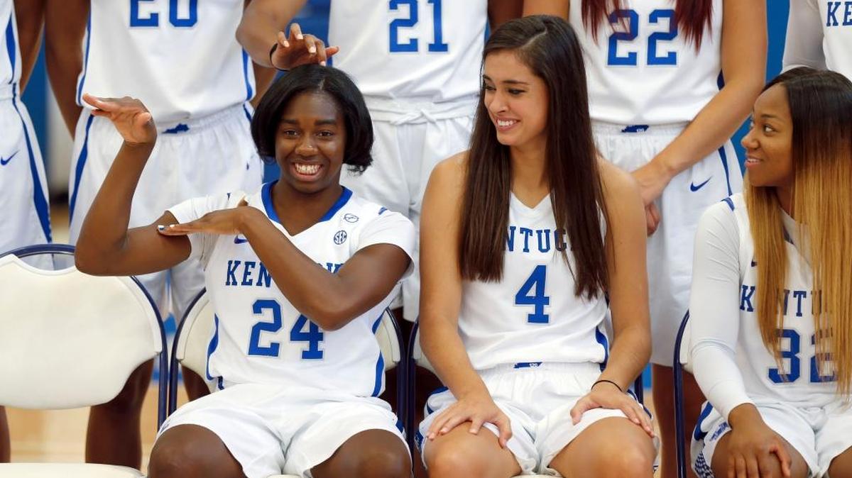 Junior point guard Taylor Murray, No. 24, is Kentucky’s returning leader in scoring (12.2 ppg), rebounding (4.9 rpg), assists (3.9 apg) and steals (2 spg).