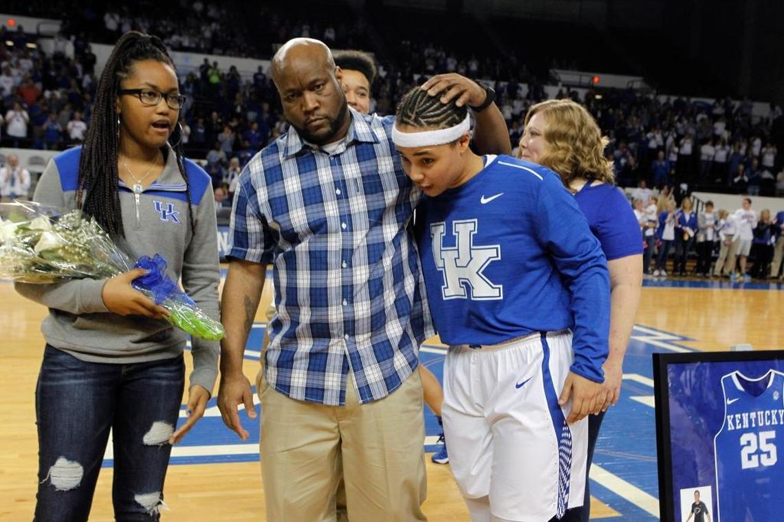 Kentucky Wildcats women’s basketball star Makayla Epps, right, has now finished sixth twice in Kentucky Sports Figure of the Year voting, 2017 and 2013. The best finish for her father, ex-Kentucky point guard Anthony Epps was 11th in 1993, the year Anthony helped Marion County win the Boys’ Sweet Sixteen.