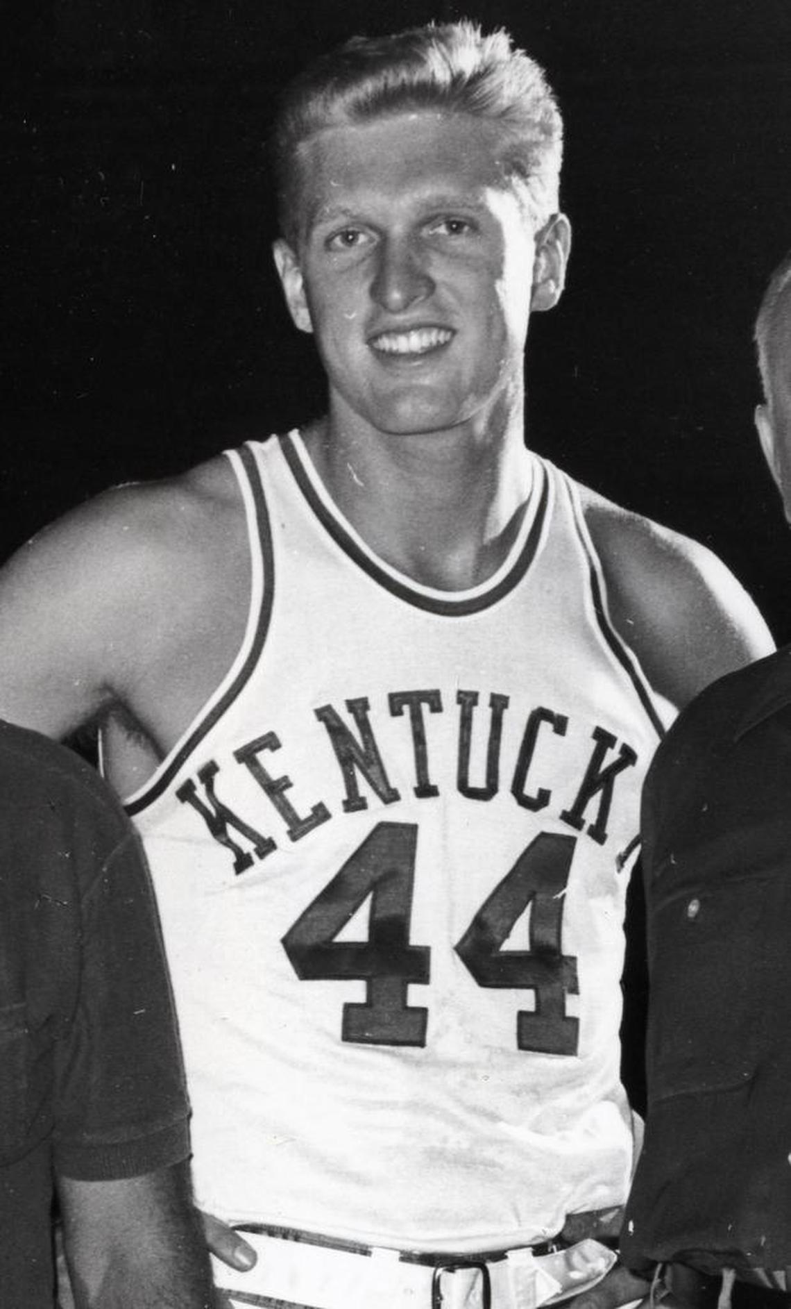 Kentucky star Cotton Nash was held to 10 points in Ohio University’s 84-69 upset of Adolph Rupp’s No. 4-ranked Wildcats in the 1964 NCAA Tournament Mideast Region semifinals.