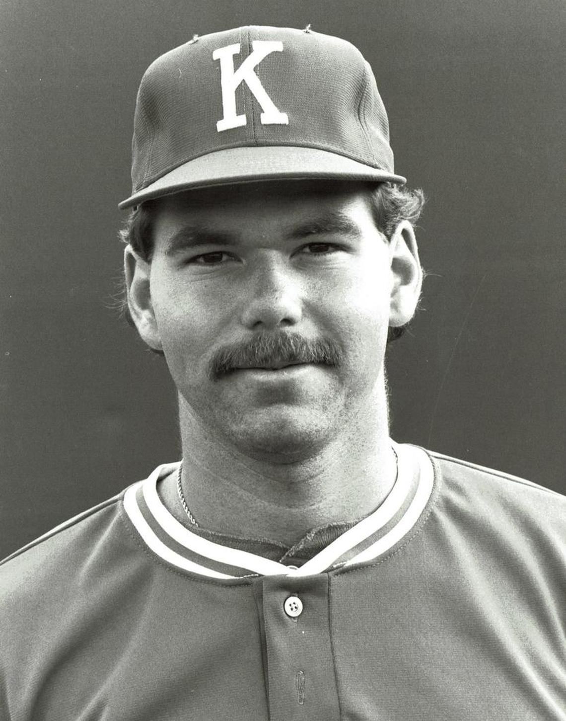 Now the acting athletics director at the University of Louisville, Vince Tyra had an impressive moustache as a University of Kentucky baseball player in 1987. That season, Tyra pitched in two UK wins over U of L and was the winning pitcher in one.