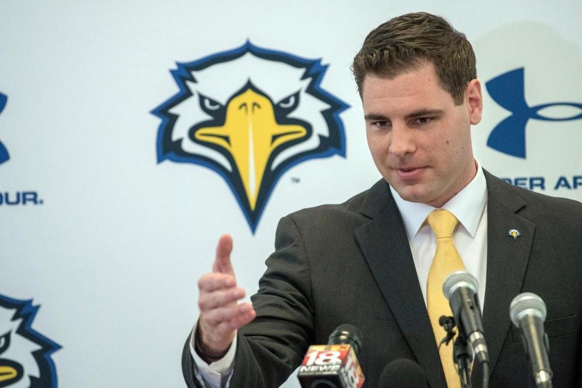 After serving as Morehead State interim men’s basketball coach last season after the dismisal of Sean Woods, Preston Spradlin was introduced as the permanent coach on March 28.