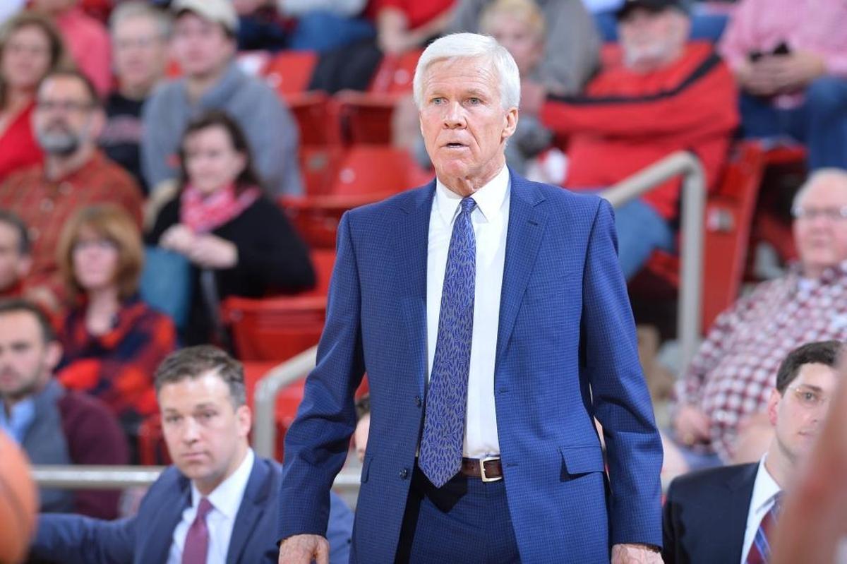 Bob McKillop is 554-339 as head coach at Davidson and led the Wildcats to the 2008 NCAA Tournament round of eight behind the play of high-scoring guard Stephen Curry.