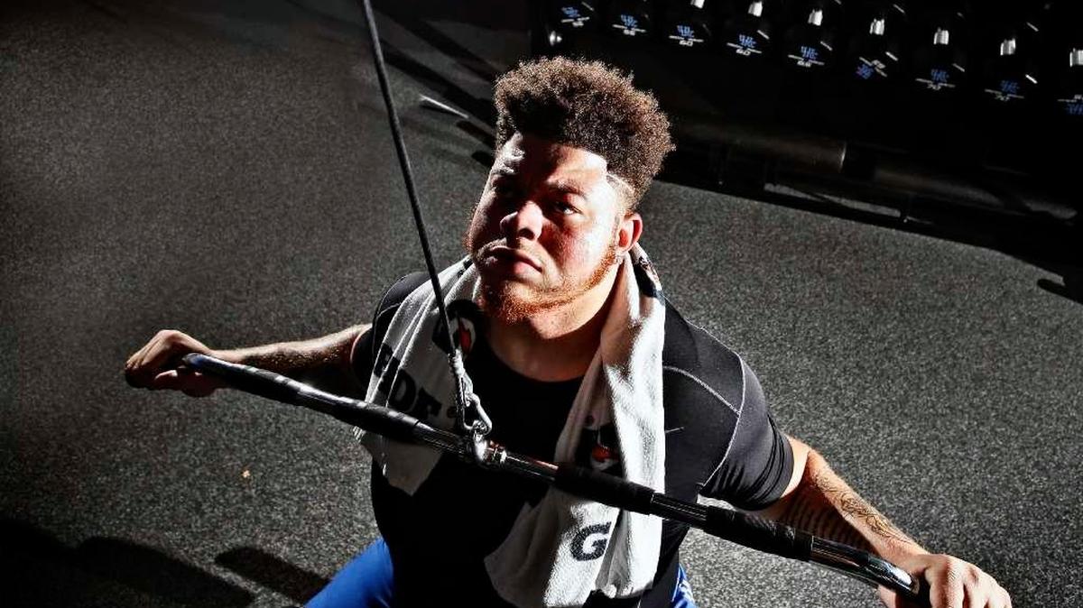 SEC Network analyst Greg McElroy, the quarterback of Alabama’s 2009 BCS championship team, said last week Kentucky nose guard Matt Elam, pictured, is “lazy and as underachieving a player as we’ve seen in this league in some time.”