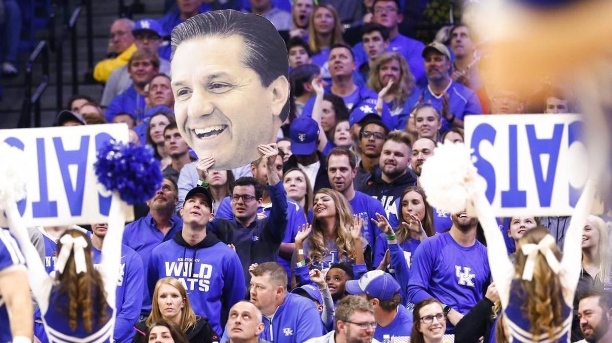 Kentucky fans cheer on the Cats during the 86-67 win over Fort Wayne at Rupp Arena in Lexington, Ky., Wednesday, Nov. 22, 2017.