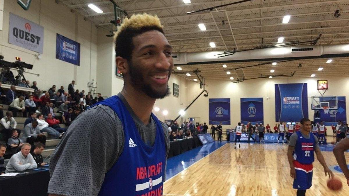 Kentucky’s Marcus Lee at the NBA Draft Combine last week.