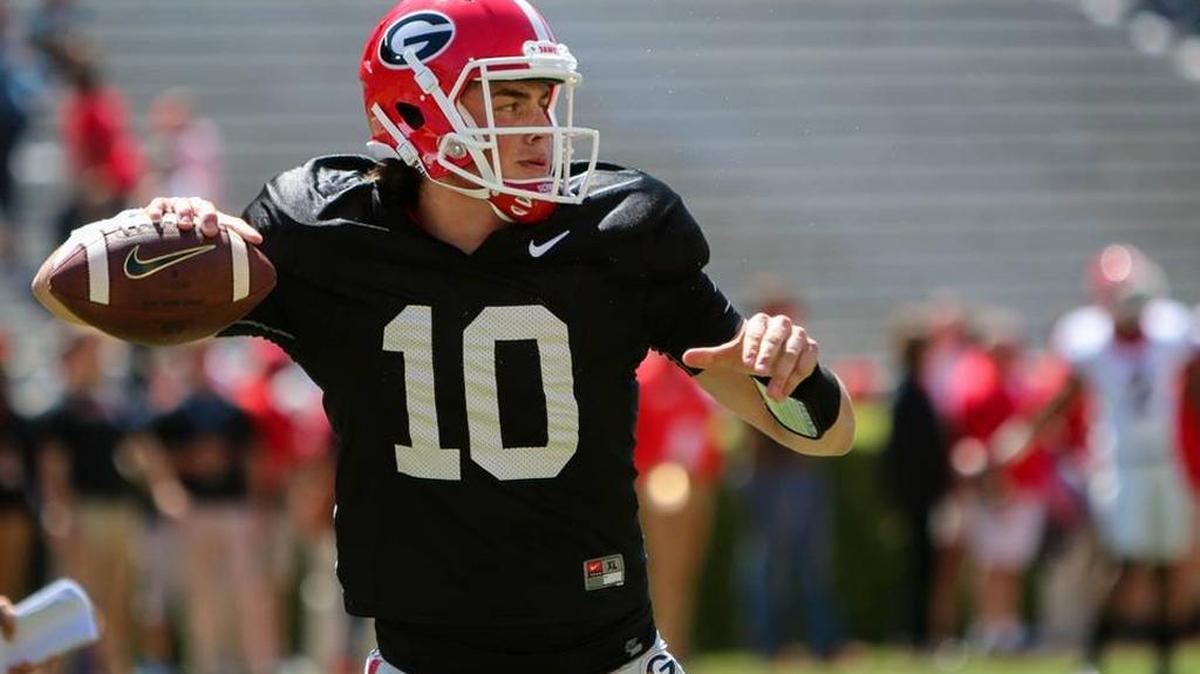 Georgia freshman quarterback Jacob Eason has been running with the first team in practice as the Bulldogs prepare for their Sept. 3 opener against North Carolina.