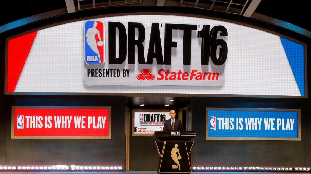 NBA Commissioner Adam Silver opens the 2016 NBA basketball draft, Thursday, June 23, 2016, in New York.
