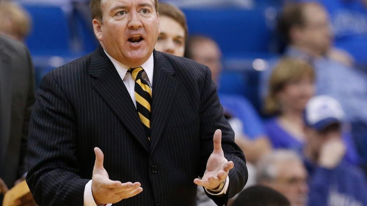 Donnie Tyndall, shown coaching Southern Miss in the 2013 C-USA Tournament in Tulsa, Oklahoma, was hit with a 10-year show-cause penalty by the NCAA for rules violations committed while Tyndall was at USM.
