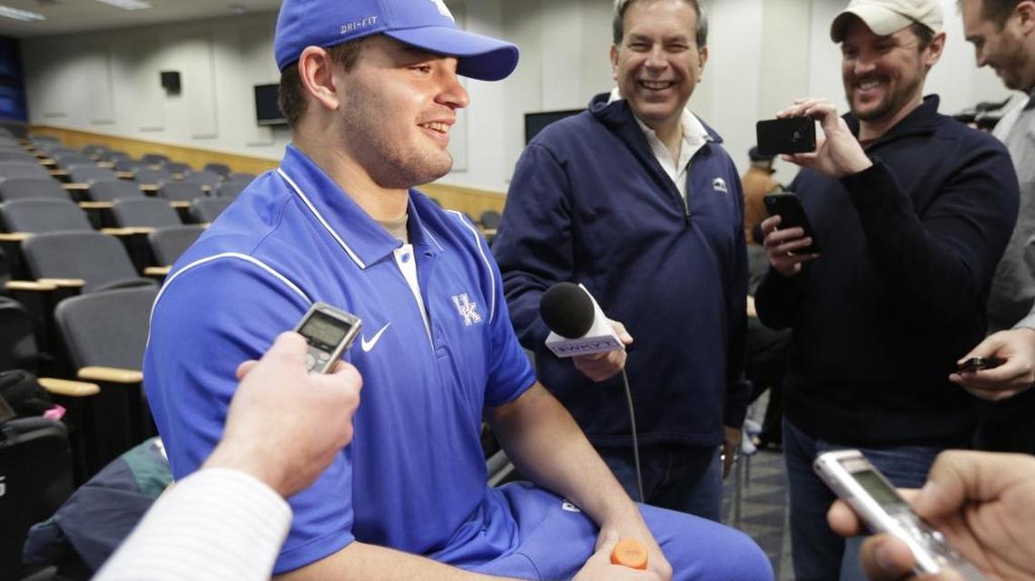 Mid-year Kentucky football enrollee Kash Daniel, was interviewed at Nutter Training Facility at the University of Kentucky in Lexington, Ky, on Jan. 28, 2016. The state’s Mr. Football, Daniel is one of the important pieces in Mark Stoops’ fourth signing class.