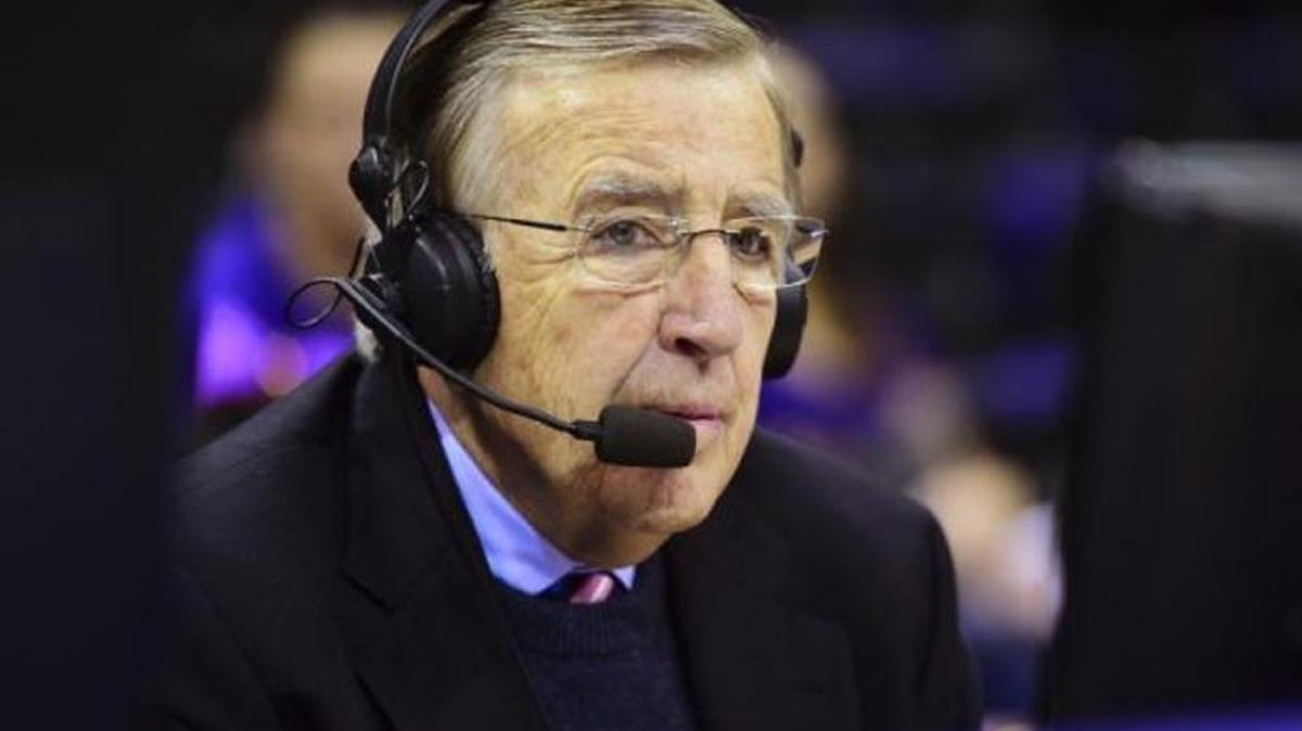 Brent Musburger, shown here working a college basketball game between LSU and Oklahoma in Baton Rouge, La. last season, will do his final broadcast for ESPN on Tuesday night when Kentucky plays Georgia at Rupp Arena.