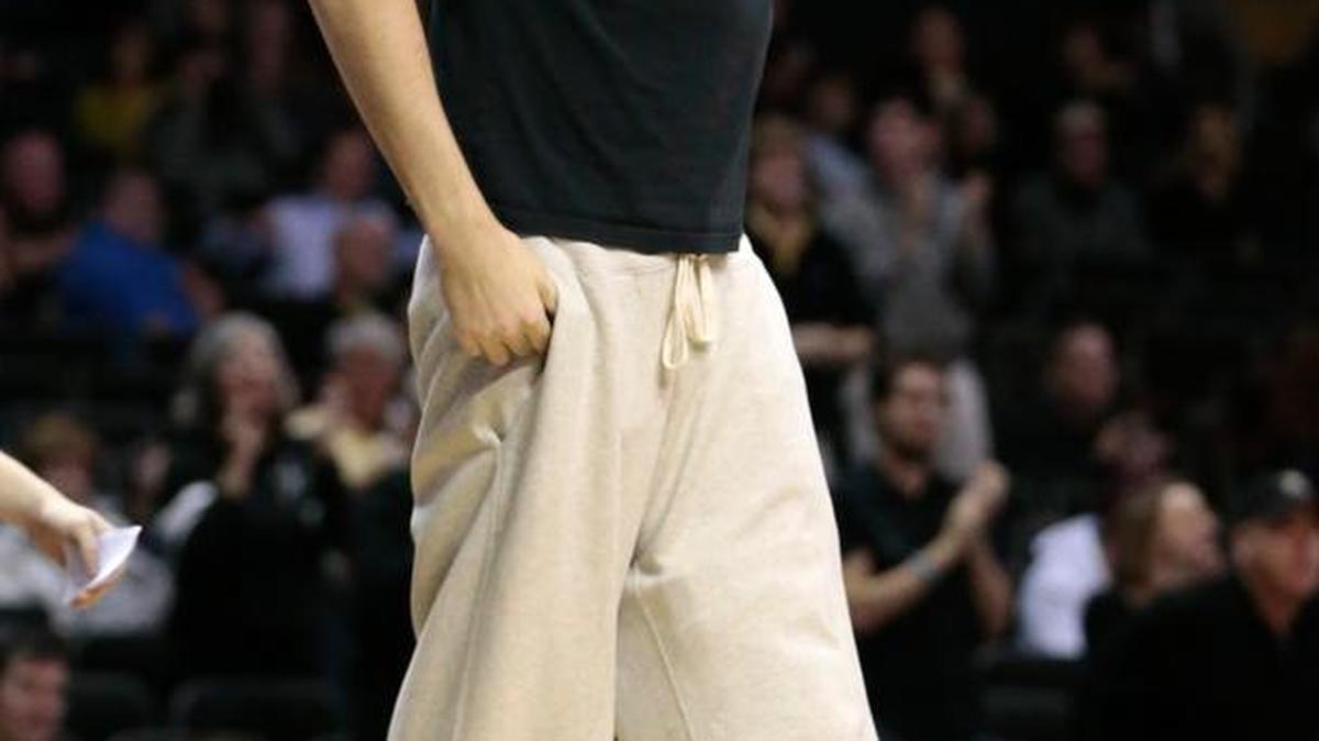 Vanderbilt forward Luke Kornet walks on the court during a timeout in the second half of an NCAA college basketball game against Dayton Wednesday, Dec. 9, 2015, in Nashville, Tenn. The junior will be out four to six weeks after being injured during practice. Dayton upset Vanderbilt 72-67.