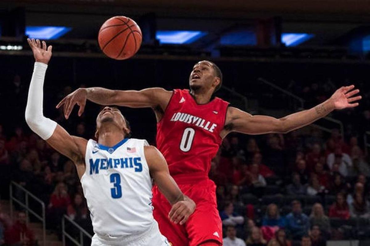Louisville forward V.J. King (0) had 12 points and four rebounds against Kentucky last season in Rupp Arena. This season, King lost his starting position at U of L after the first five games.
