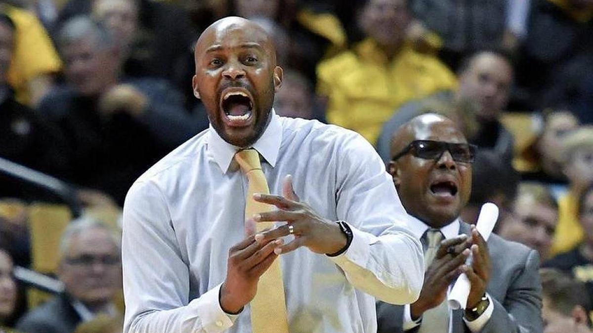Missouri head basketball coach Cuonzo Martin signals to his team during a game this season. The Tigers are currently No. 2 in the Ratings Percentage Index for college basketball.