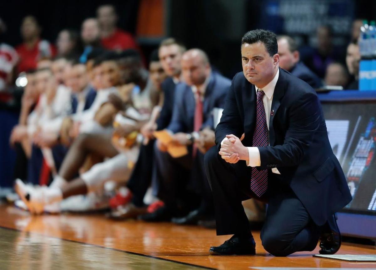 Arizona Coach Sean Miller is 0-4 in his career in NCAA Tournament round-of-eight games, 0-1 at Xavier and 0-3 with ‘Zona.