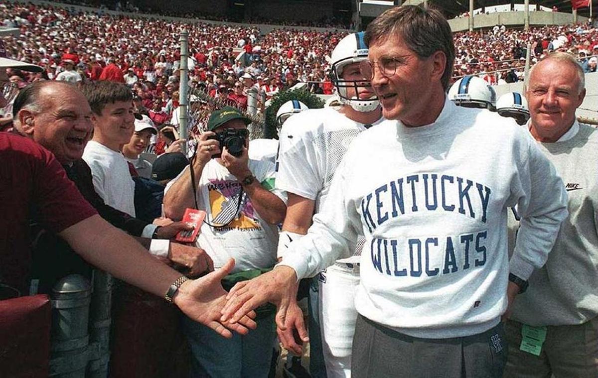 Bill Curry went 26-52 as Kentucky head coach from 1990-96.