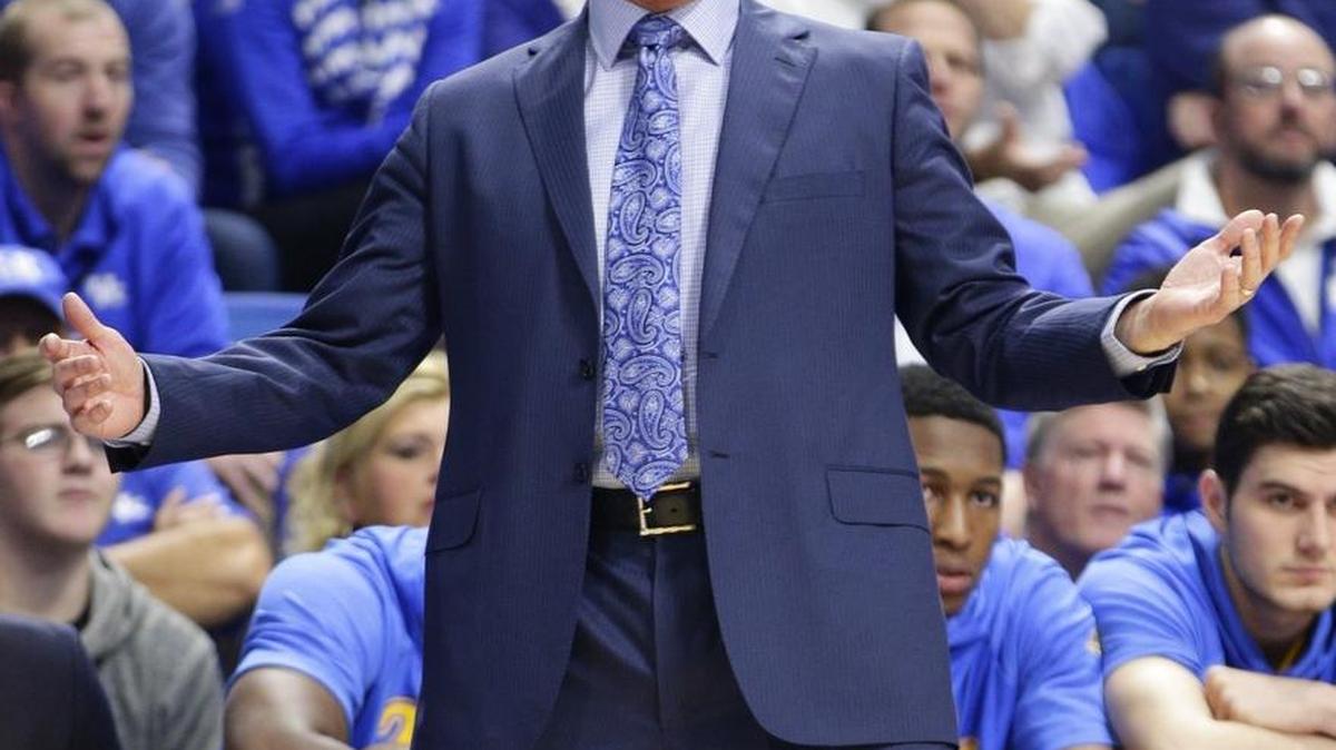 UCLA head coach Steve Alford wanted a call from the officials as his No. 11-ranked Bruins defeated No. 1 Kentucky 97-92 on Saturday December 3, 2016 in Lexington, Ky.