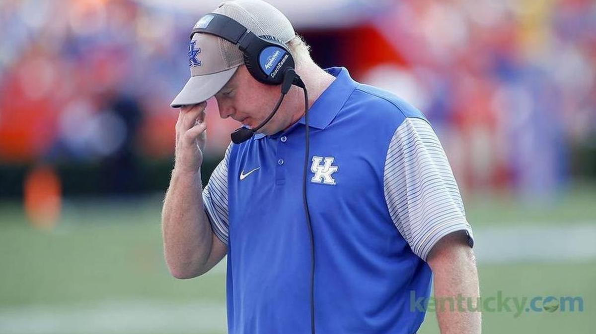 There were plenty of discouraging moments for Kentucky coach Mark Stoops in last Saturday’s 45-7 loss at Florida. The defeat dropped Stoops’ record to 12-26 as the UK coach.