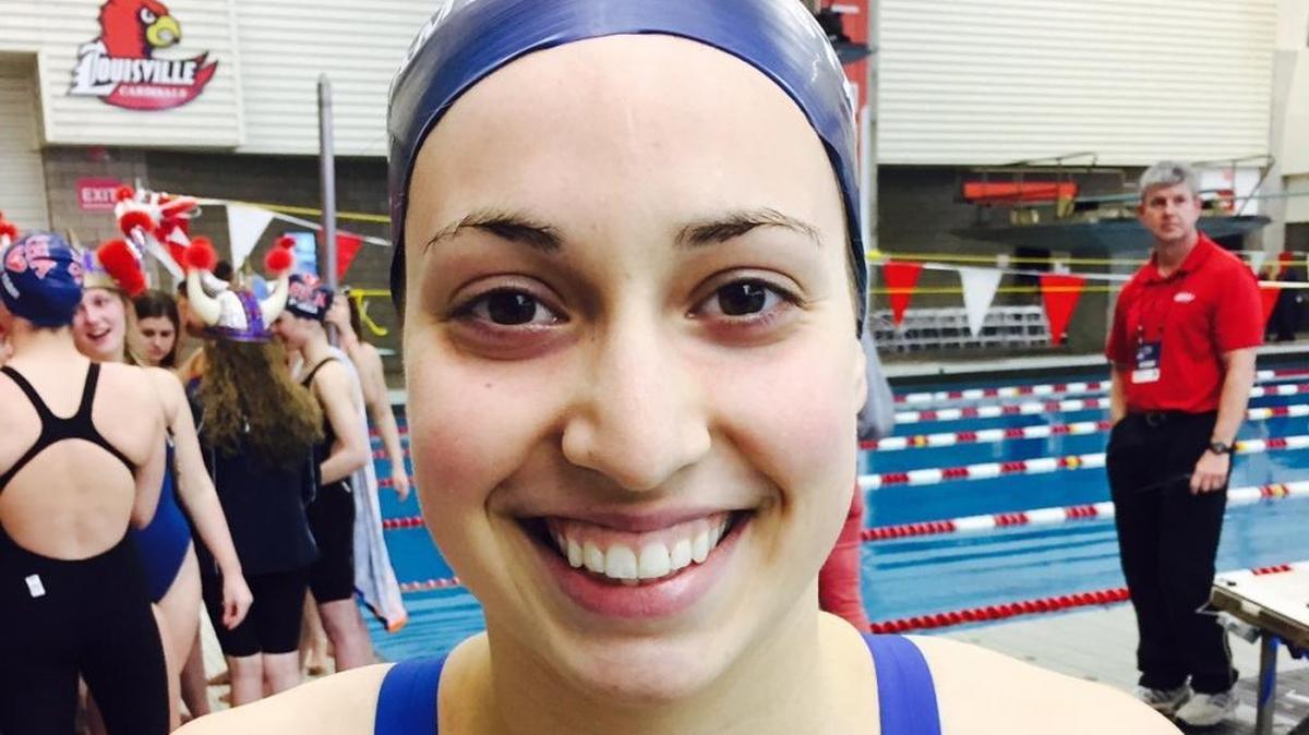 Kentucky freshman Asia Seidt, shown here in a file photo, was part of two school records set at the 2017 SEC Championships on Tuesday, Feb. 14, 2017 in Knoxville, Tenn.